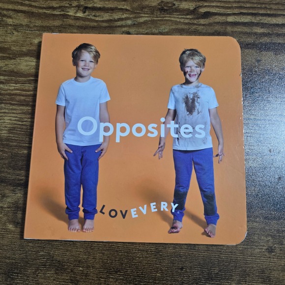 Lovevery Opposites Board Book Baby Toddler Learning Picture Book - Picture 1 of 3